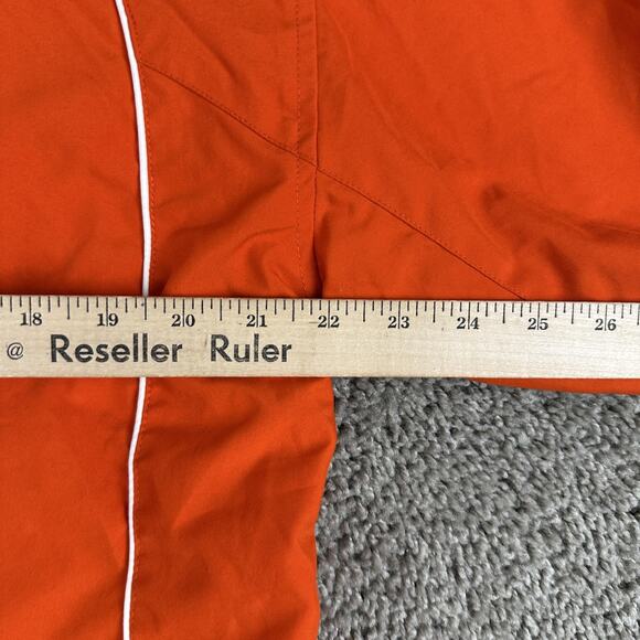 Clemson Tigers Jacket Mens Medium Orange NCAA College Swimming Zip Up Team Issue - Picture 10 of 11